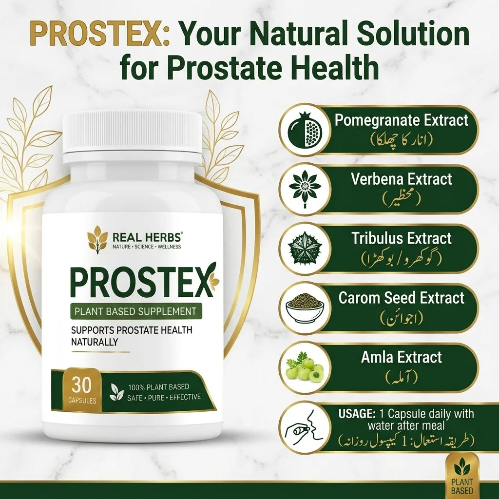 PROSTEX Capsules |Natural Prostate & Urinary Flow Support